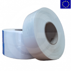 EPDM white cellular rubber strip | self adhesive | 1 x 9 mm | roll 10 meter